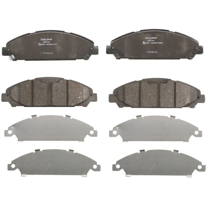 Remblokset DELPHI LP3255, voor