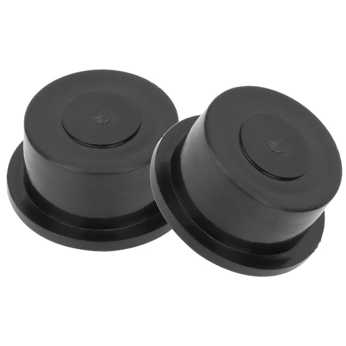 2 Pièces PVC Planche de Surf Paddle Board Trou d'Aération Respiration Automatique Accessoire Imperméable Noir black