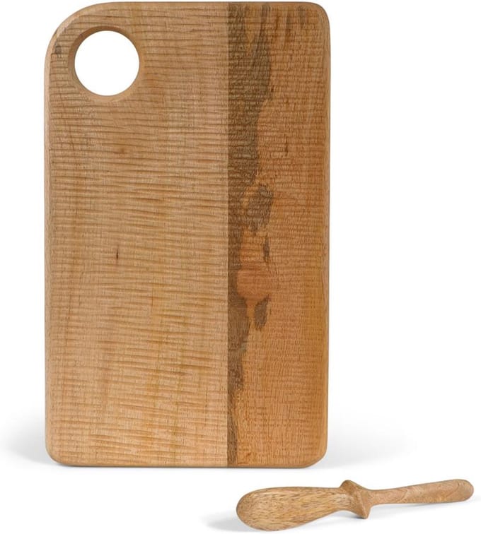SENZA Mango Boterbord Met Mes Naturel
