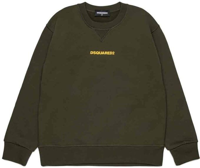 Dsquared2 Kids Dq2739 Sweatshirt Groen 12 Years Jongens,Meisjes