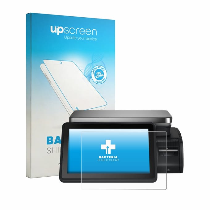 upscreen - Screenprotector voor Bizerba Q1 pro 100 12.1" - Folie Beschermfolie transparant antibacterieel