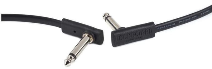 RockBoard Flat Patch Cable mono jack haaks 120 cm