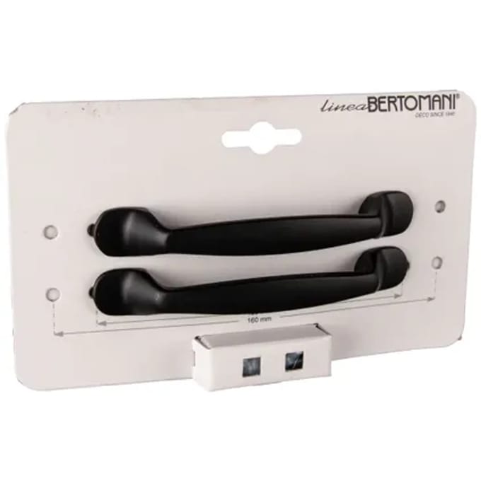 Bertomani Meubelgreep 2031 - Aluminium Zwart - 96mm - 2 Stuks
