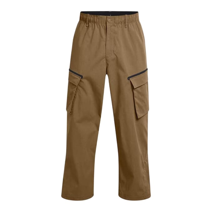 Under Armour Heren-joggingbroek in losse pasvorm met cargo-stijl (Bruin)