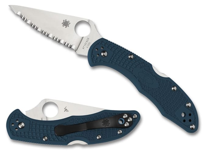Spyderco Zakmes Delica 4 Lightweight Blue K390 SE