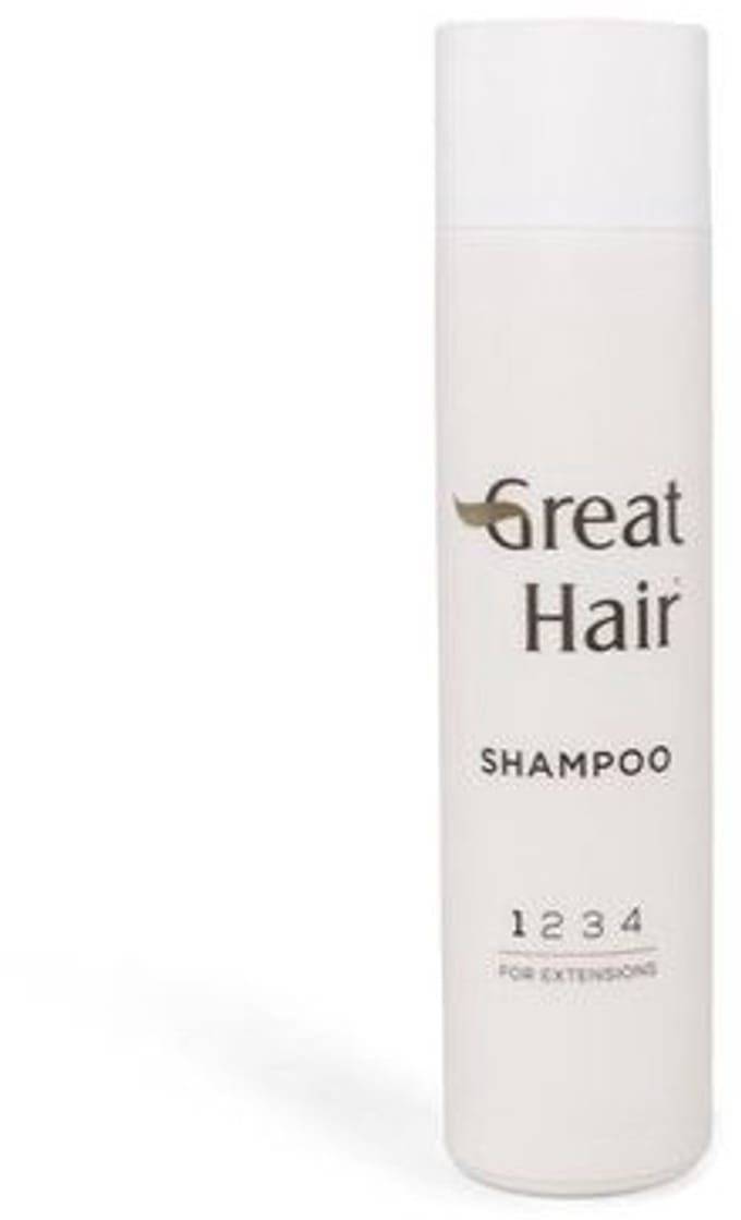Great Hair Extensions Shampoo – Voor Haar Extensions – Milde Reiniging & Kleurbescherming – 250 ml