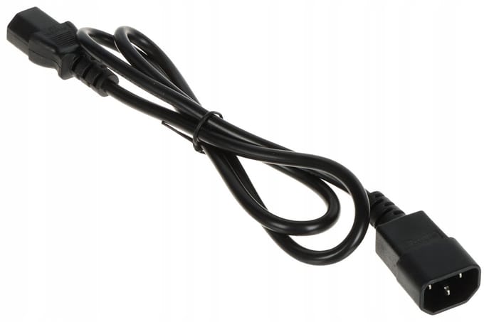 POS Netvoeding Kabel C13 naar C14 - 1m