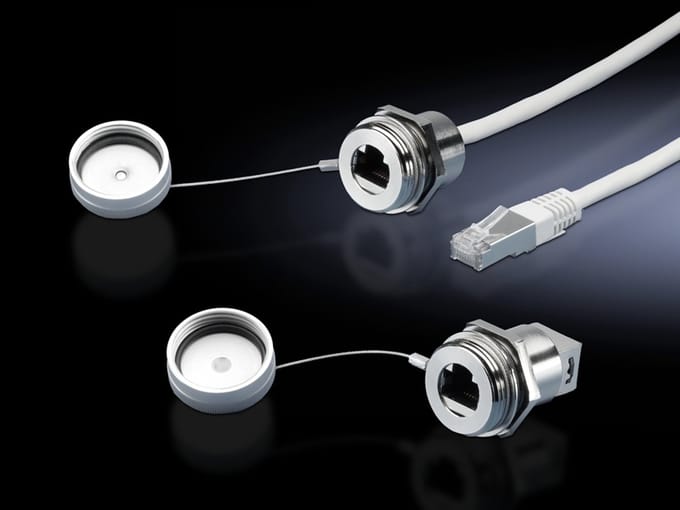 Rittal SZ 2482.700 Interface verlenging RJ45 Messing (l x b x h) 0.5 m x 110 cm x 30 cm 1 stuk(s) Piece