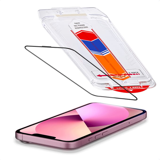 Accezz Screen Protector - Geschikt voor Apple iPhone 17e / 16e / 15 / 14 / 13 Pro / 13 - Gehard Glas Screenprotector + Applicator - 2-pack