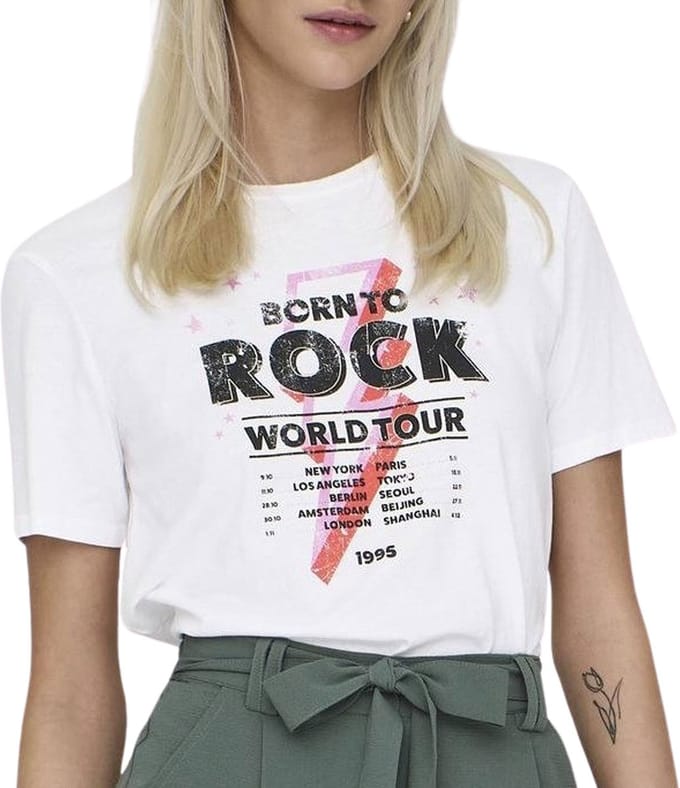Only Lucia T-shirt Vrouwen - Maat XS