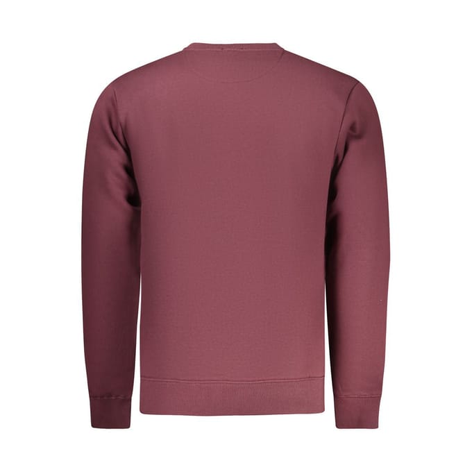 Coveri Moving Rosso Katoenen Heren Sweatshirt