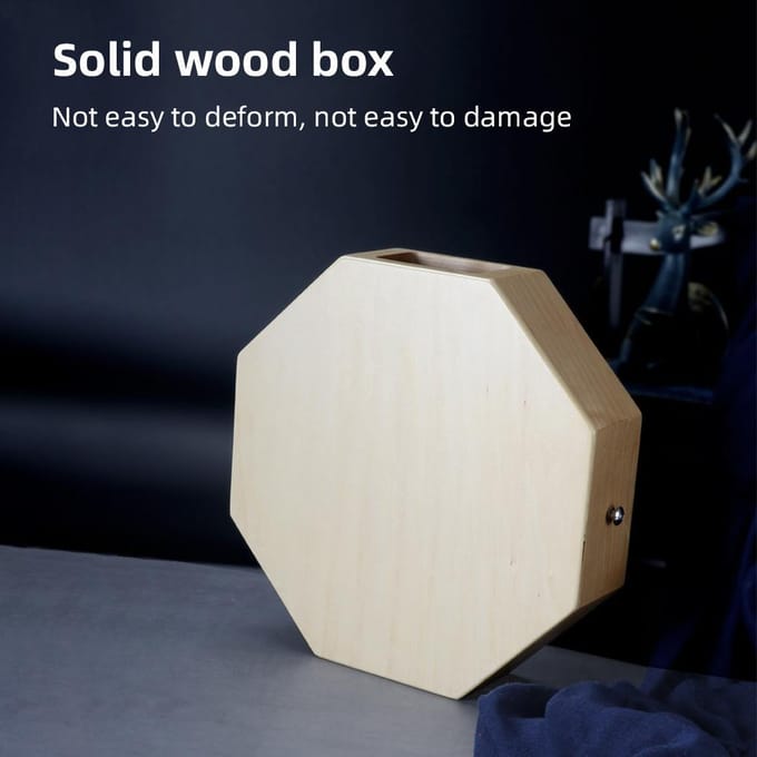 Cajon Houten Drum 2-tone Flat Hand Drum Log Color Percussie Instrument met Verstelbare Band brown