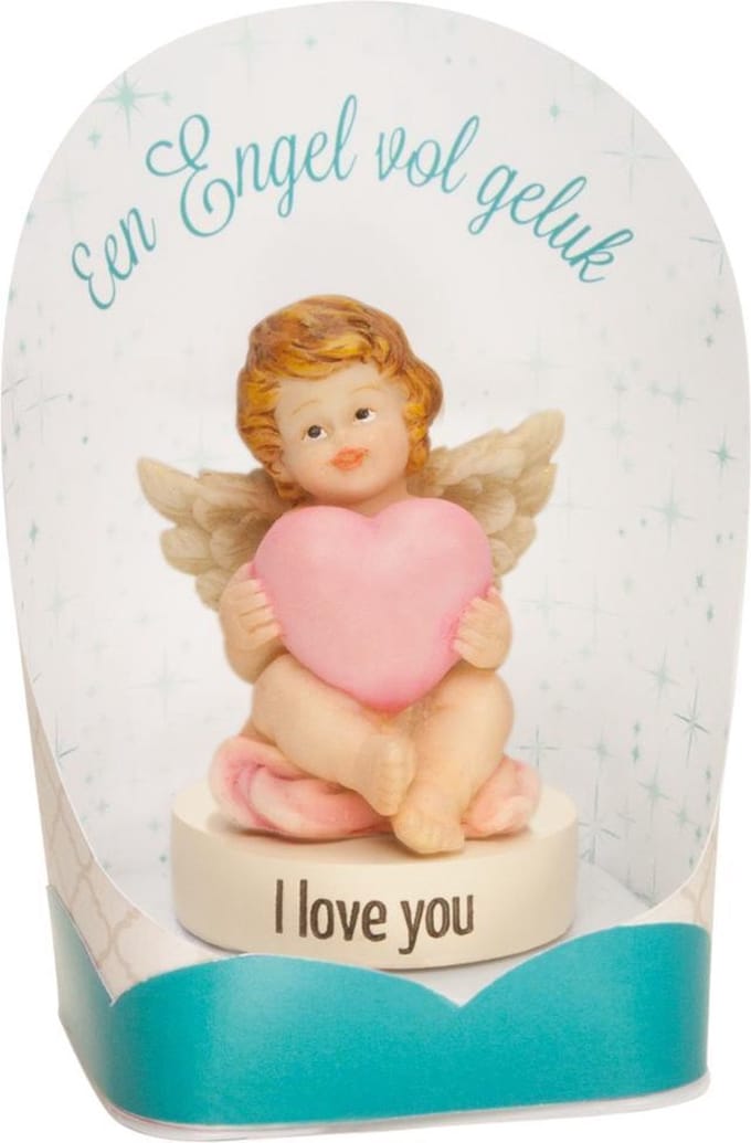 Geluksbeeldjes "I love you"