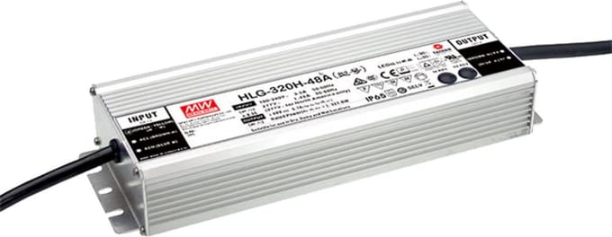 Mean Well HLG-320H-54A LED-driver, LED-transformator Constante spanning, Constante stroomsterkte 321 W 5.95 A 54 V/DC P