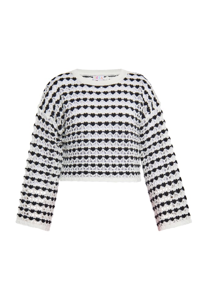 IZIA Jumper Dames Zwart Veelkleurig