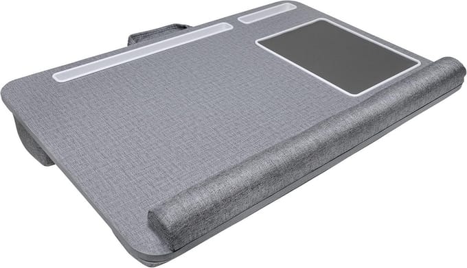 Laptop Lap Tafel - Draagbaar Bureau Kussen - Comfortabel Werken - Ingebouwde Muismat Houders