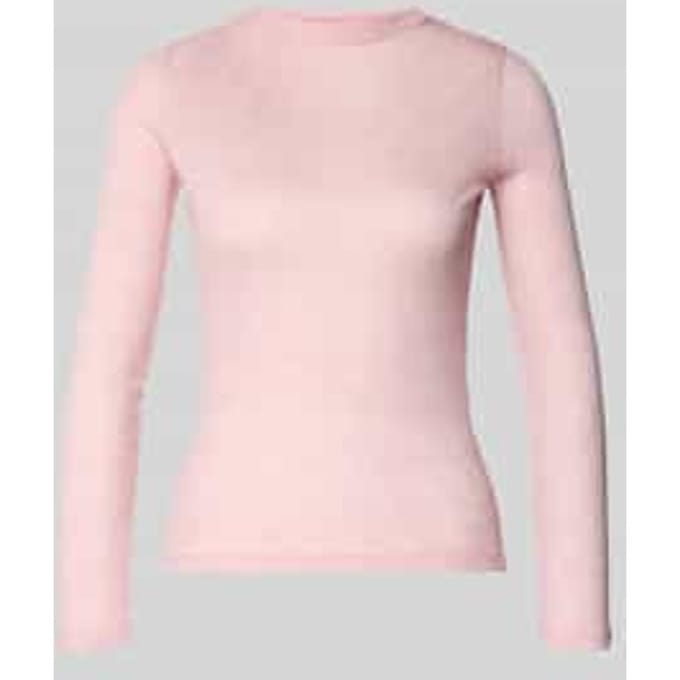 slim fit longsleeve van lyocell-wolmix model 'Sefemina'