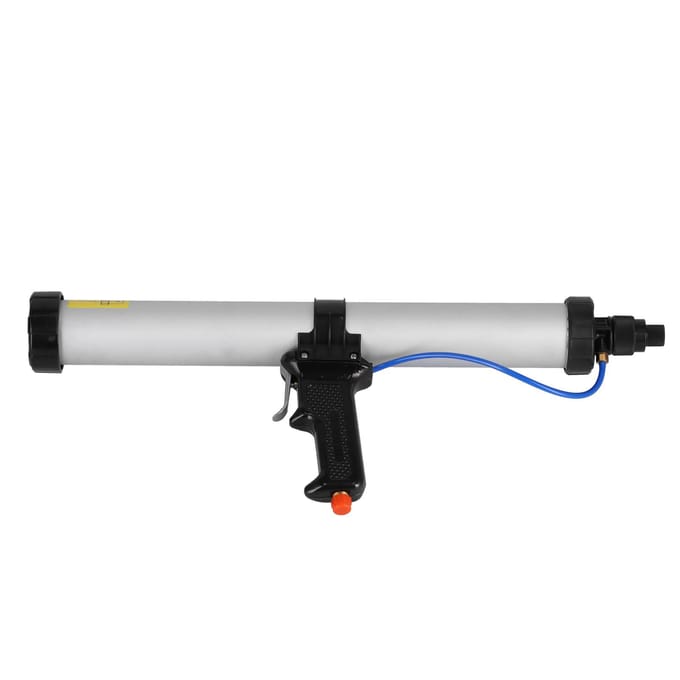 Pistolet à calfeutrer pneumatique, applicateur en alliage d'aluminium, outils industriels pour conteneurs de navires 600 ml white
