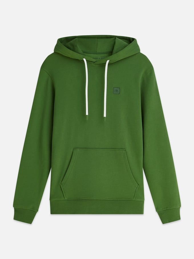 Scotch & Soda Seasonal Core Logo Badge Regularfit Hoodie