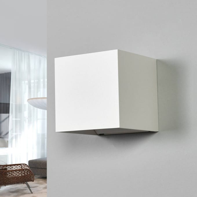 Helestra Siri wandlamp up/down, wit mat