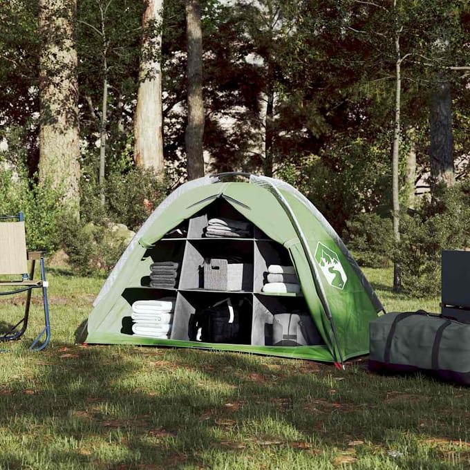 vidaXL - Opbergtent - 9 - vakken - waterdicht - groen