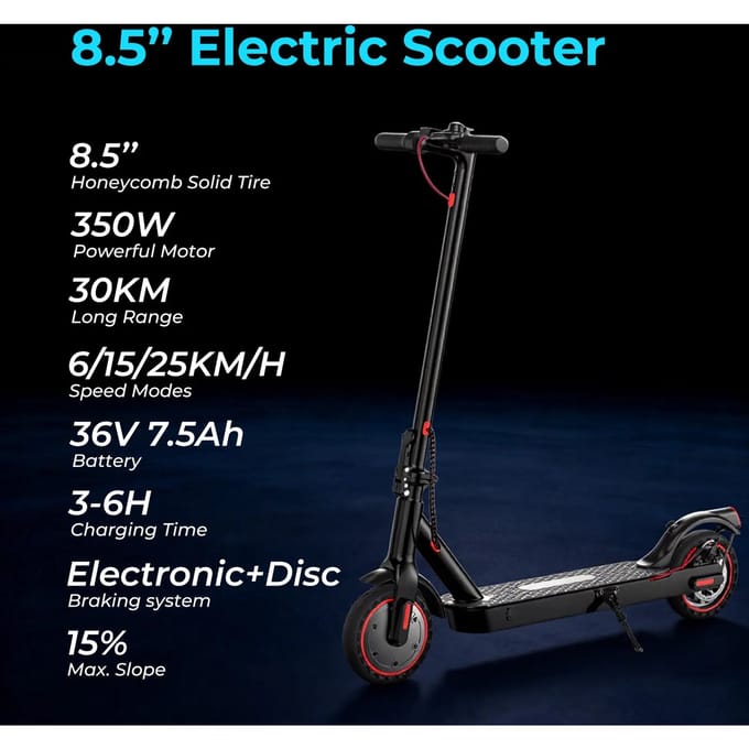 iScooter i8 Commuter Electric Scooter 350W Motor