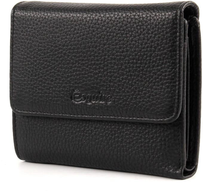 Esquire Leren Portemonnee Primavera Ladies Wallet Black Zwart