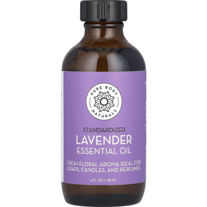 Pure Body Naturals, Essential Oil, Lavender, 4 fl oz (118 ml)