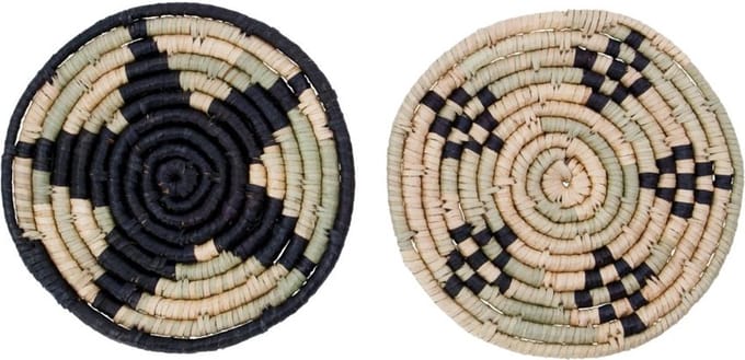 House Doctor Pannen onderzetters Thea 22cm - 2 stuks