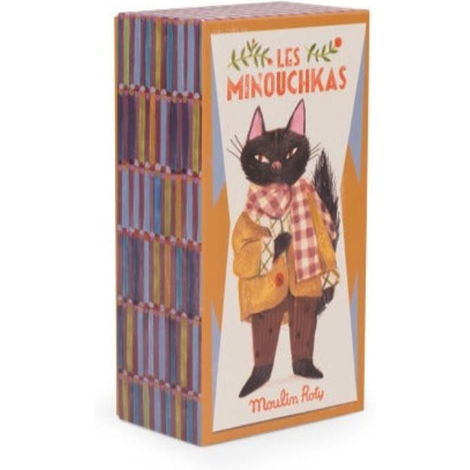 Moulin roty knuffelkat les minouchkas - léon - 25,5 cm