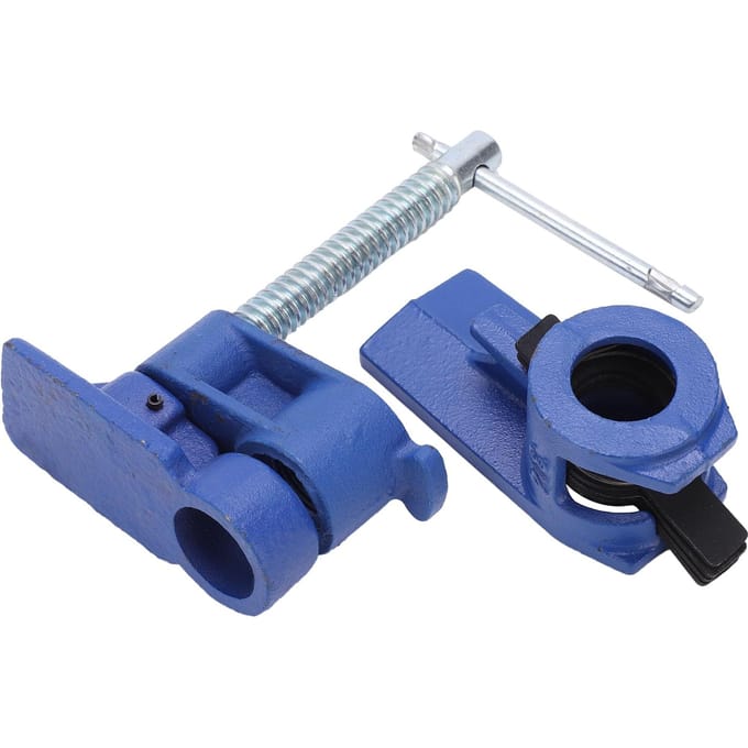 Houtlijmen Pijpklemset Smeedbaar Staal Snelspanner MultiClutch Heavy Duty G34in blue