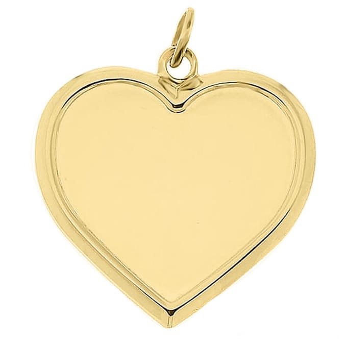 Juwelier Zwartevalk 8 karaat hart hanger - 14.101.034