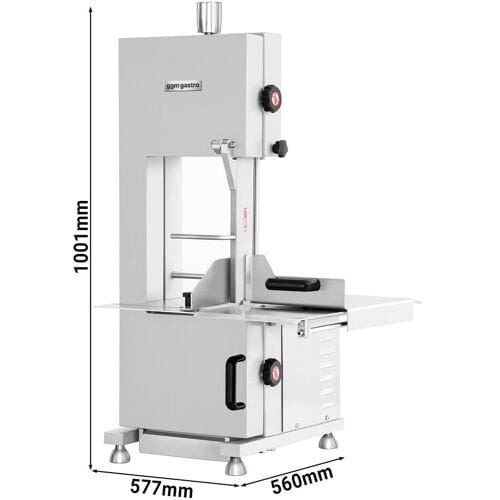 GGM Gastro Knochensäge - 1900mm Sägeband - max. Schnitthöhe: 254mm