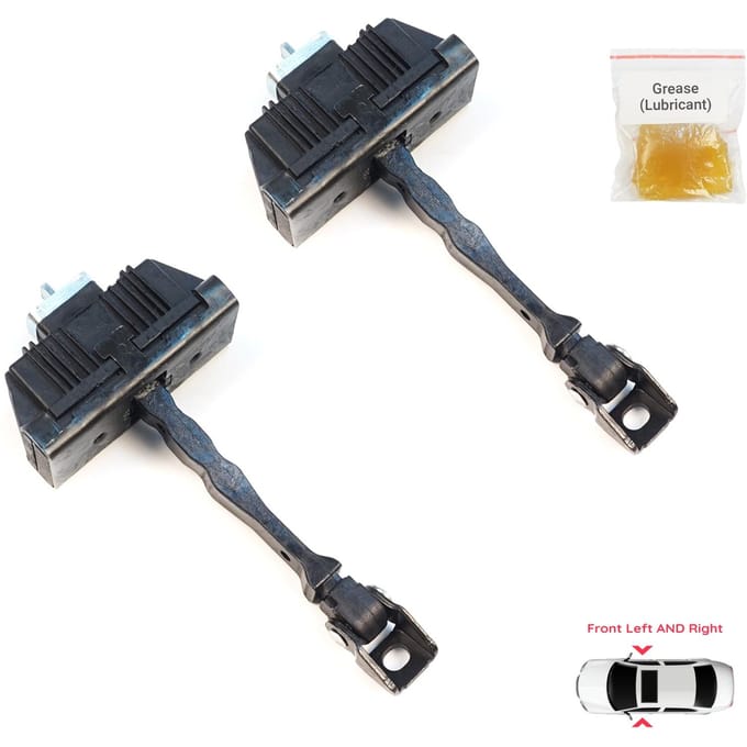 BDP1673-1 2 Stuks Voordeurscharnier Rem Stop Controle Assy Begrenzer Riem voor VW Crafter MK2 e-Crafter MAN TGE e-TGE 2017-Op 7C0837249A
