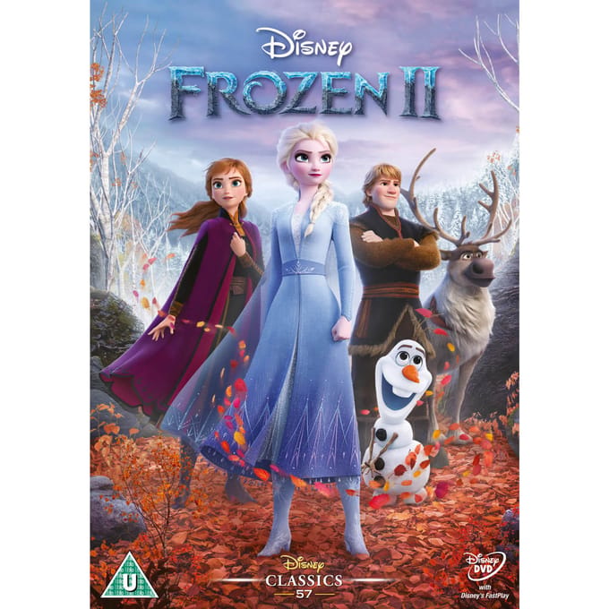 Frozen Ii (DVD) Import Niet Nederlands Ondertiteld.