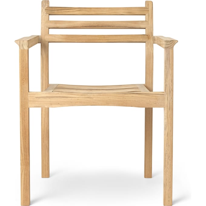 Carl Hansen & Søn - AH502 Outdoor Dining Armleunstoel - bruin