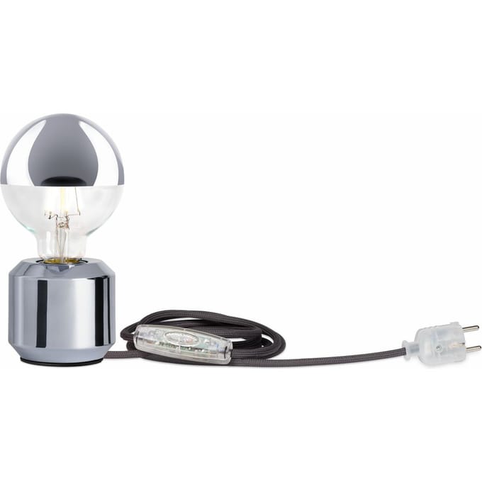 Mawa Design Oskar Tafellamp - chroom - grijs - dimmer