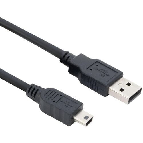 Kabel ACT USB USB mini-B 2.0 M 5pin zwart 1.8 meter