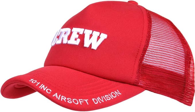 Fostex Garments - Baseball cap Mesh Crew (kleur: Red / maat: NVT)