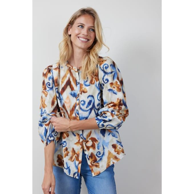 Blouse Tallis Offwhite Dreamland print