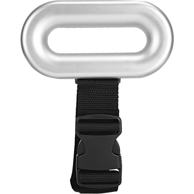 40kg/88lb Balance Numérique LCD Portable avec Fonction Tare pour Voyageur white