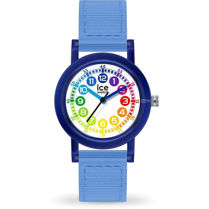 Ice Watch ICE learning - Blue learning 024503 Horloge - Nylon - Blauw - Ø 28 mm