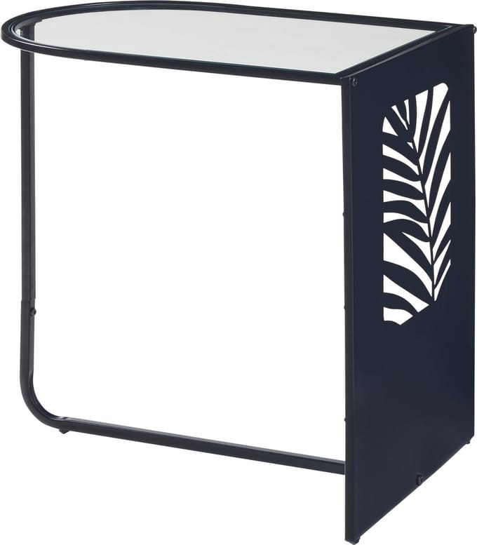 Bijzettafel Ulvik 50x50x35 cm zwart
