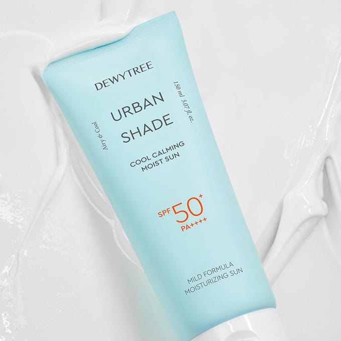 [DEWYTREE] Urban Shade Cool Crème Solaire Hydratante Apaisante SPF 50+ PA++++ 150 ml white