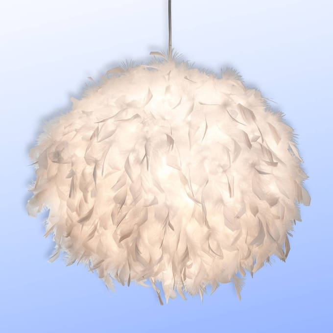 Nowa Pluizige pendellamp Ducky 30 cm