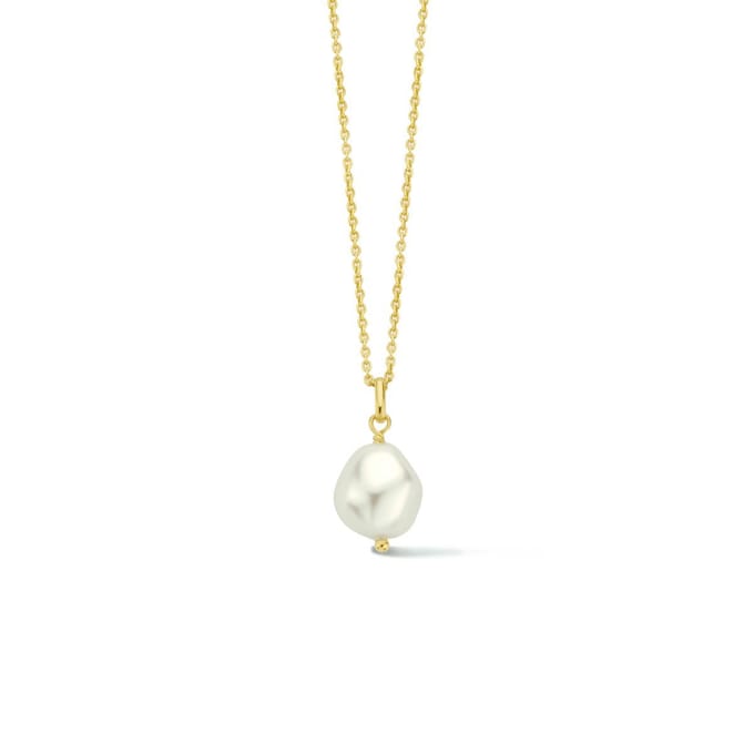 collier synth. parel 40 cm