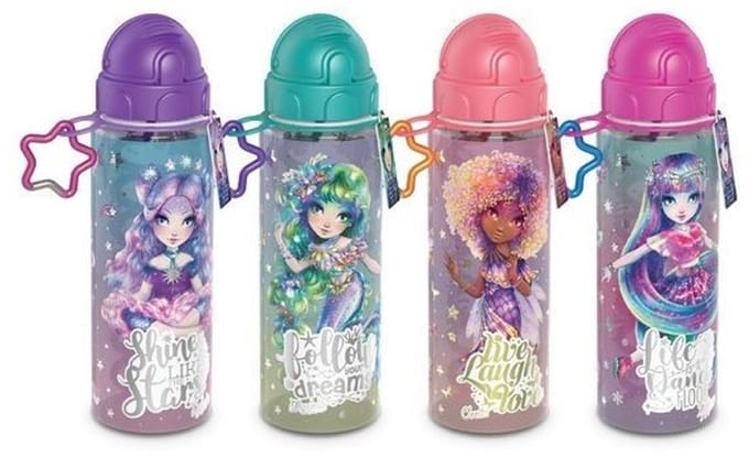 Nebulous Stars waterfles - herbruikbare drinkfles met rietje voor kinderen.