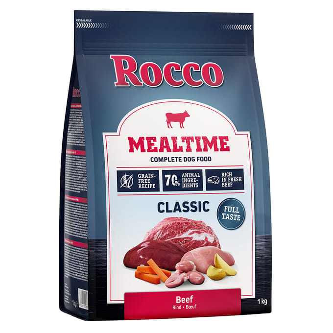 1kg Mealtime Rund Rocco Hondenvoer