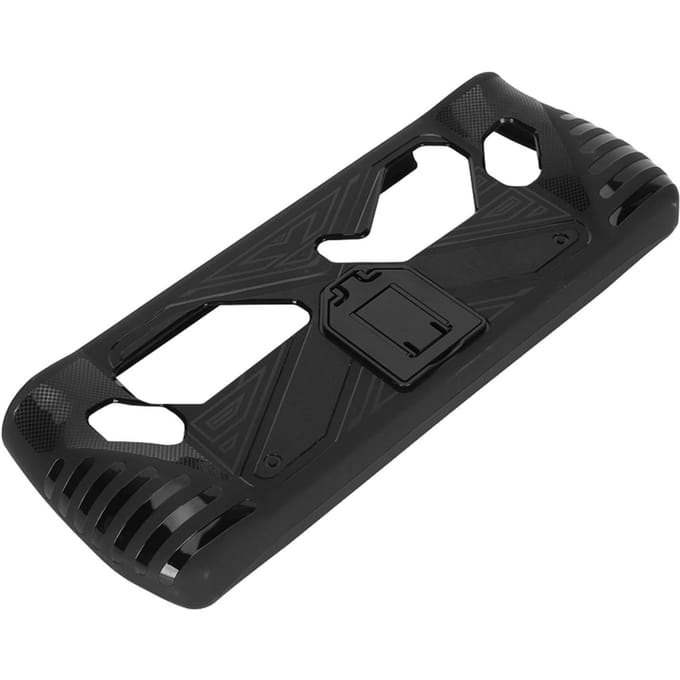Coque de protection pour console portable en TPU avec support pour Rog Ally Noir black
