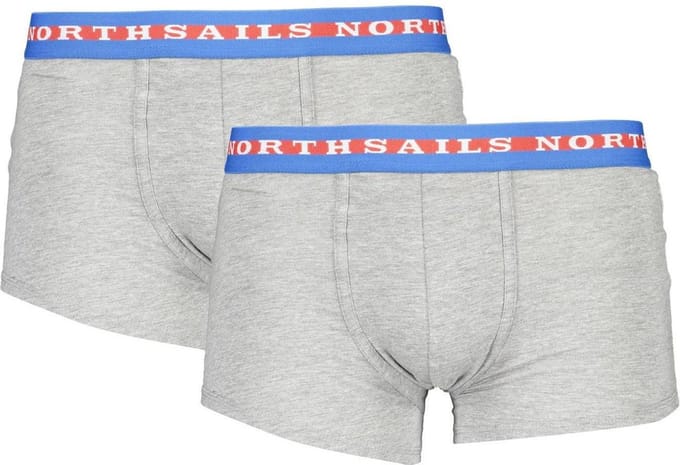 NORTH SAILS Boxershort Heren - S / GRIJS - 2 Boxers - Heren - Casual